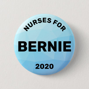 Nurses for Bernie Sanders 2020 Button