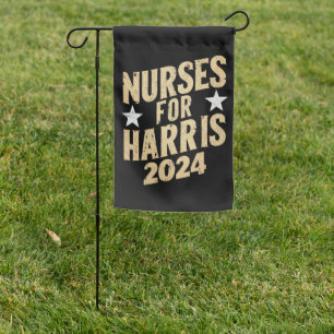 Nurses For Harris 2024 USA Garden Flag
