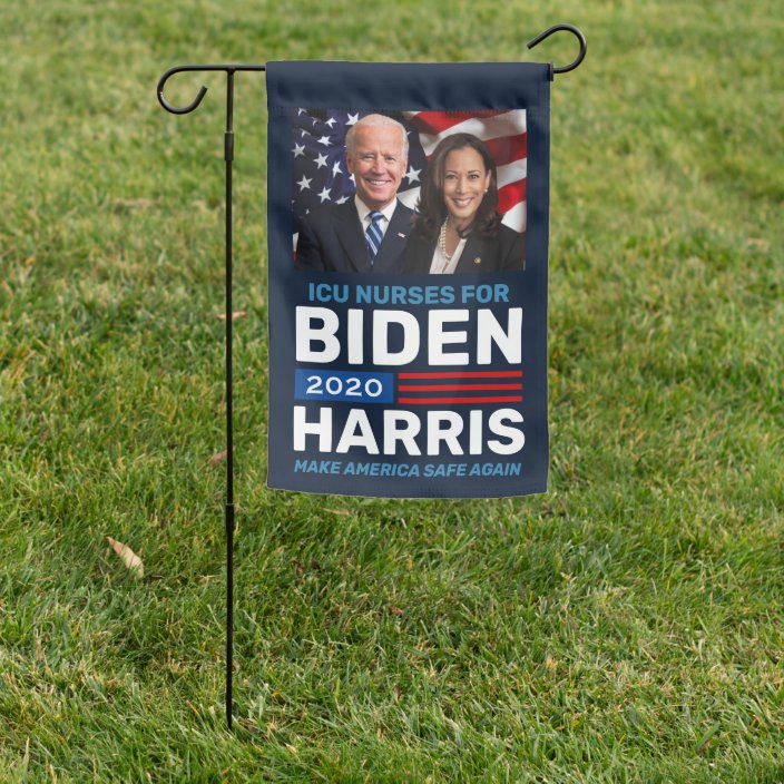Nurses For Joe Biden Kamala Harris 2020 Election Garden Flag Zazzle Com