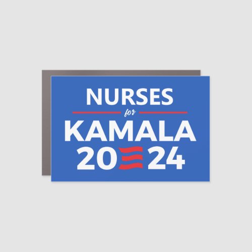 Nurses for Kamala Harris Car Magnet