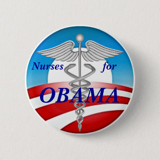 Nurses for OBAMA Button