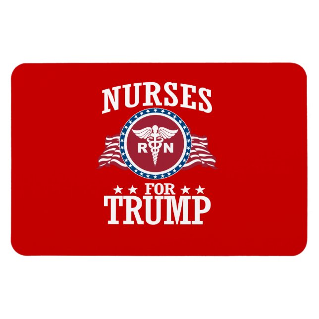 NURSES FOR TRUMP MAGNET (Horizontal)