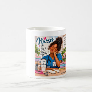 Nurses Fueled by Compassion Color Morph Mug