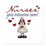 Nurses Give Intensive Care t-shirts and Gifts Poster