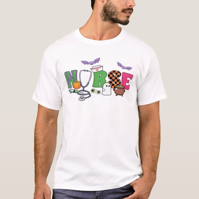 Nurses Halloween Classic T-Shirt (Front)
