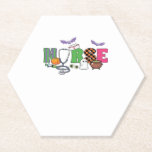 Nurses Halloween Classic T-Shirt Paper Coaster