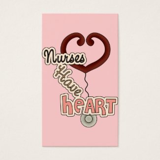 Nurses Have Heart Business Card