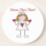 Nurses Have Heart T-shirts and Gifts Coaster