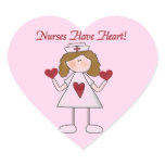 Nurses Have Heart T-shirts and Gifts Heart Sticker
