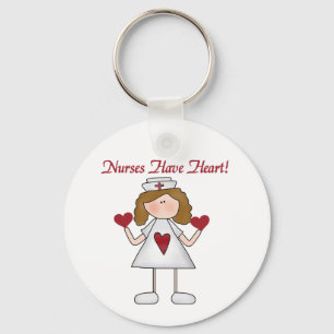 Nurses Have Heart T-shirts and Gifts Keychain