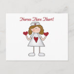 Nurses Have Heart T-shirts and Gifts Postcard