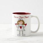 Nurses Have Heart T-shirts and Gifts Two-Tone Coffee Mug