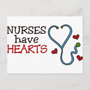 Nurses Have Hearts Postcard