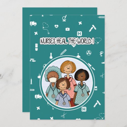 Nurses Heal the World Nurse Appreciation Card