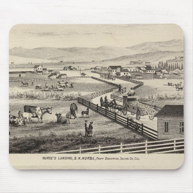 Nurse's Ldg, Turner ranch Mouse Pad (Front)