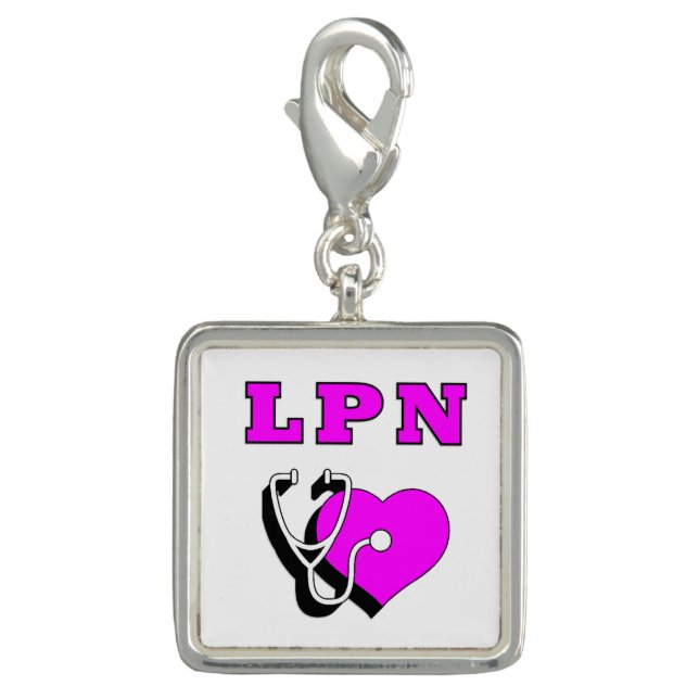 Nurses LPN Charm (Front)
