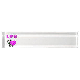 Nurses LPN Desk Name Plate