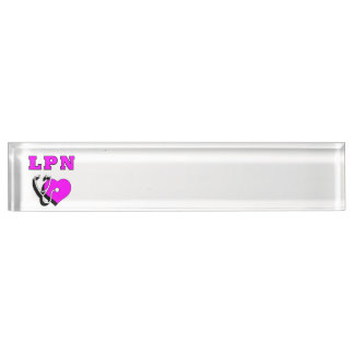 Nurses LPN Desk Name Plate
