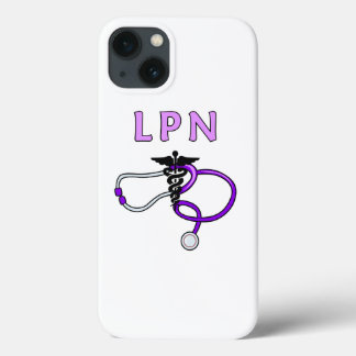 Nurses LPN Stethoscope iPhone 13 Case