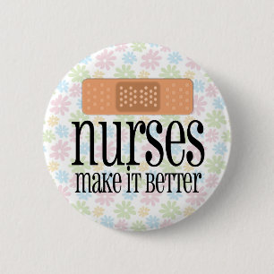 Nurses Make it Better, Bandage Button