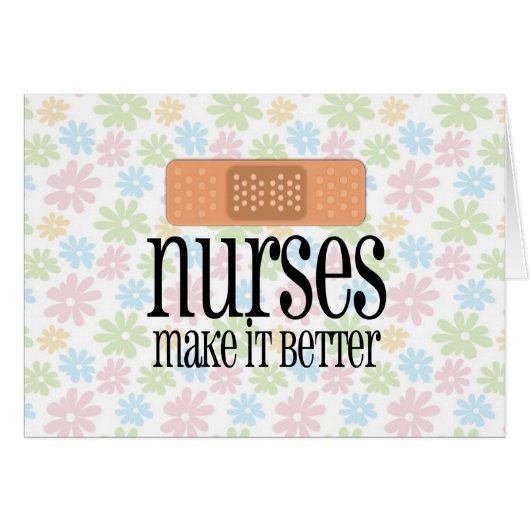 Nurses Make it Better, Bandage Cards (Front Horizontal)