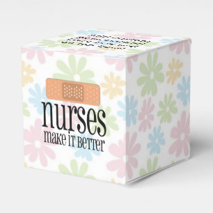 Nurses Make it Better, Cute Nurse Bandage Favor Boxes