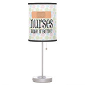 Nurses Make it Better, Cute Nurse Bandage Table Lamp (Left)