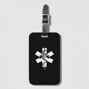 Nurses Medical Symbol Luggage Tag