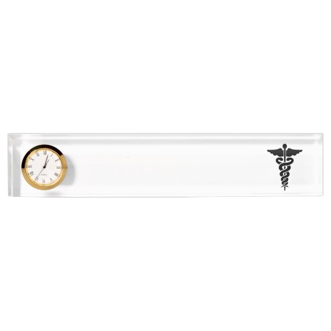 Nurses Medical Symbol Name Plate (Front)