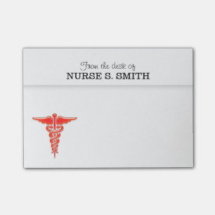 Nurses name desk note organizer