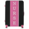 Nurse's Pink Grey Suitcase