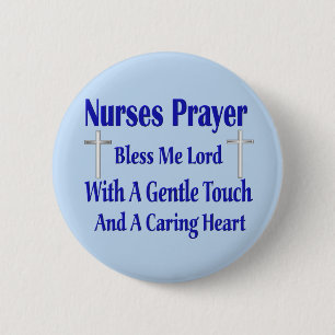 Nurses Prayer Pinback Button