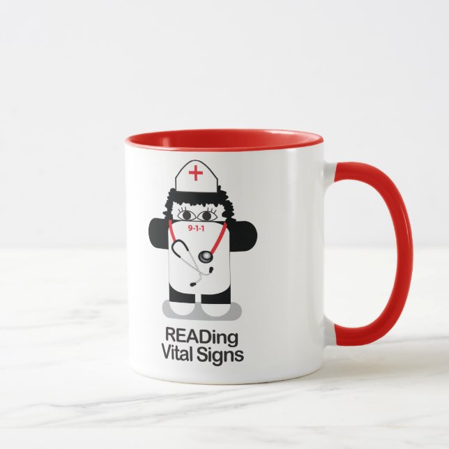 Nurses READ Vital Signs Mug (Right)