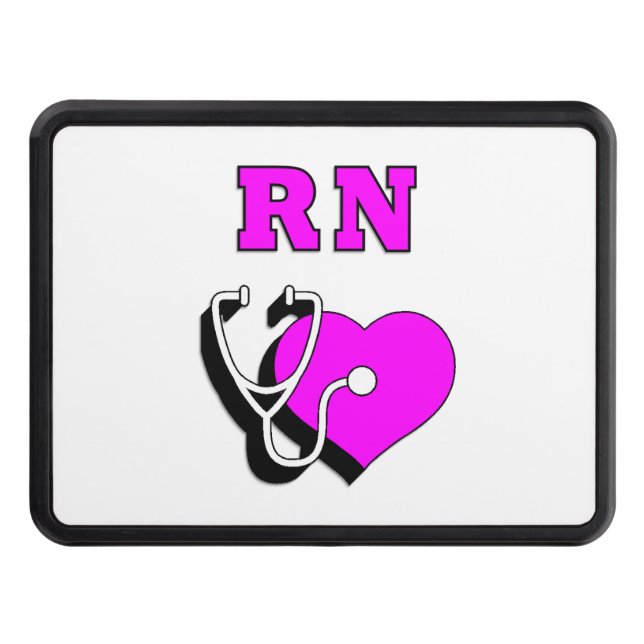 Nurses RN Care Tow Hitch Cover (Front)
