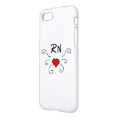 Nurses RN Love Tattoo iPhone Case (Back Left)