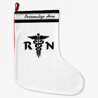 Nurses RN Nursing Large Christmas Stocking
