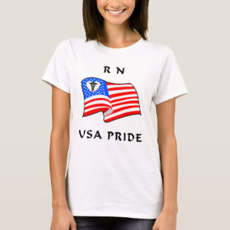 Nurses RN USA Pride T-Shirt