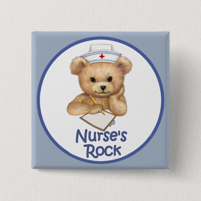 Nurse's Rock Button (Front)