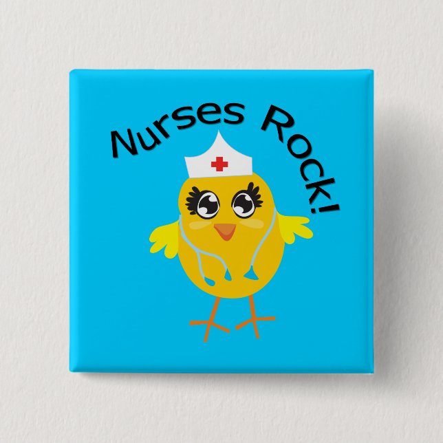 Nurses Rock Button (Front)