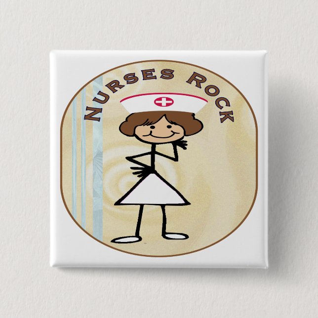 Nurses Rock Button (Front)