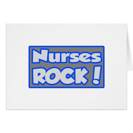 Nurses Rock! Cards (Front Horizontal)