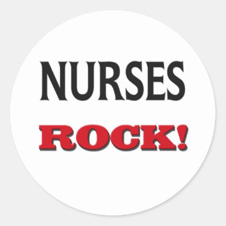 Nurses Rock Stickers | Zazzle