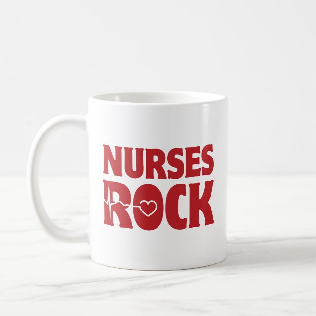 Nurses Rock Coffee Mug (Left)