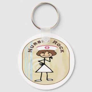 Nurses Rock Keychain