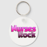 Nurses Rock Keychain at Zazzle