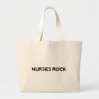 nurses rock large tote bag