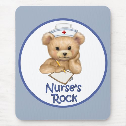Nurses Rock Mouse Pad