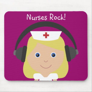 Nurses Rock! Mouse Pad