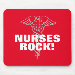 NURSES ROCK mousepad | nursing week day gift idea