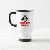 Nurses Rock penguin travel mug | nursing week gift (Left)